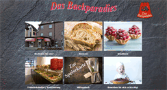 Desktop Screenshot of dasbackparadies.de